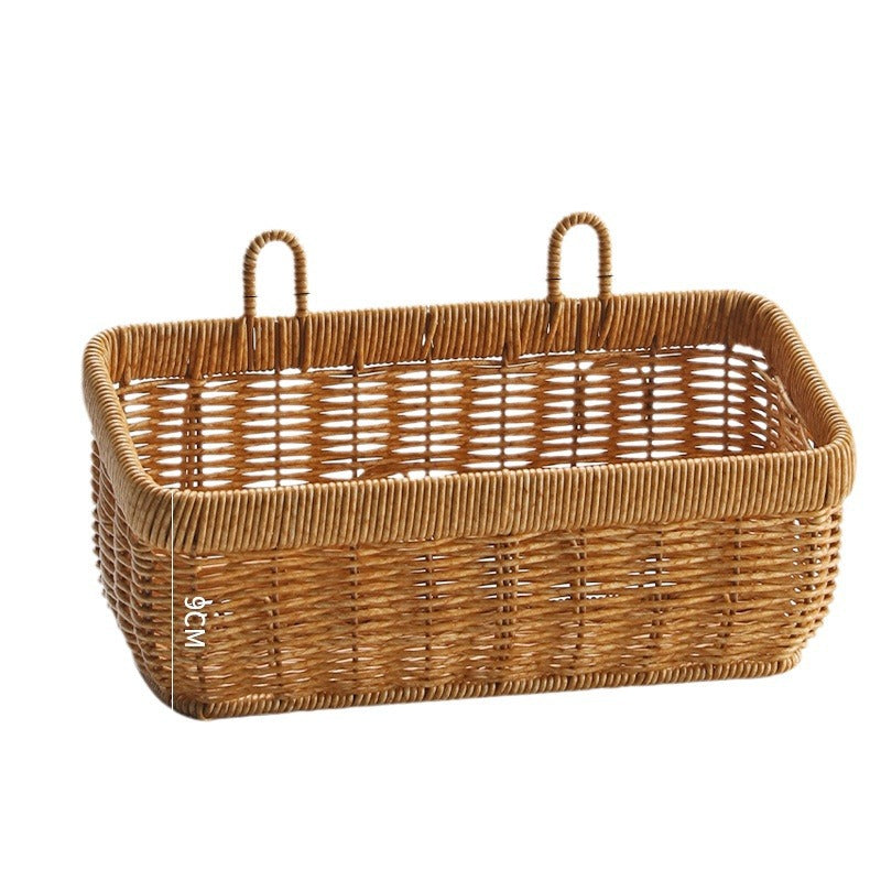 Imitation Rattan Storage Box