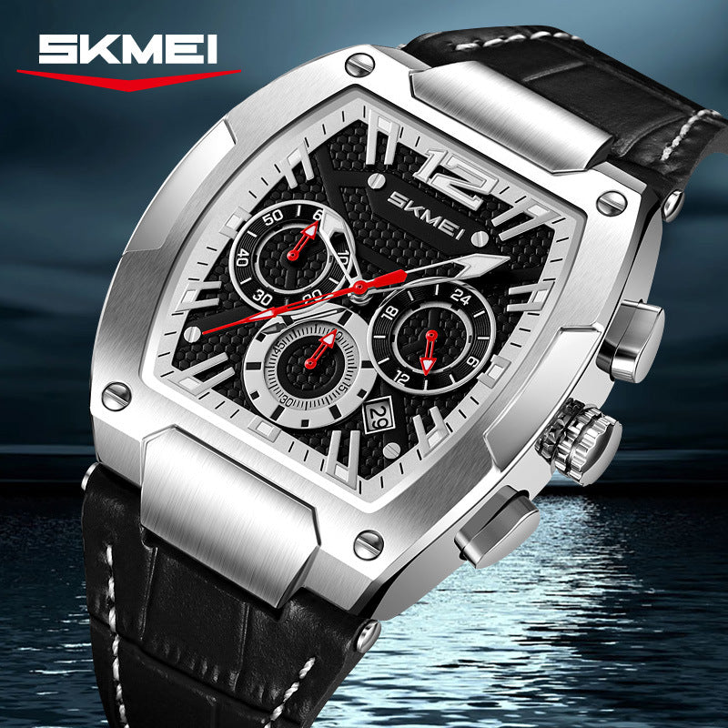 Mens Chronograph Quartz Watch Waterproof Luminous