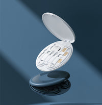 شحن سريع بقوة 60 واط، كابل شحن متعدد الوظائف، صندوق تخزين