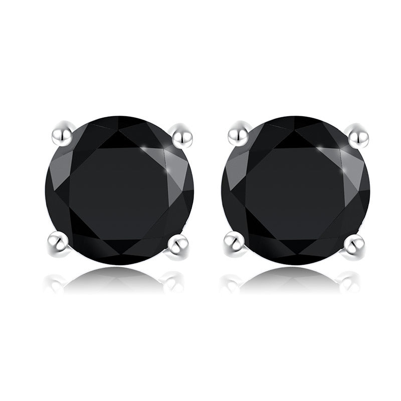 Magnetic Clip-On Earrings with Diamond Design