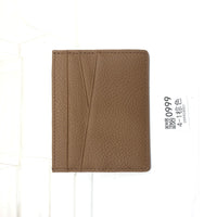Leather Oil Edge Oblique Thin Bank Card Holder Soft Cowhide Document Package