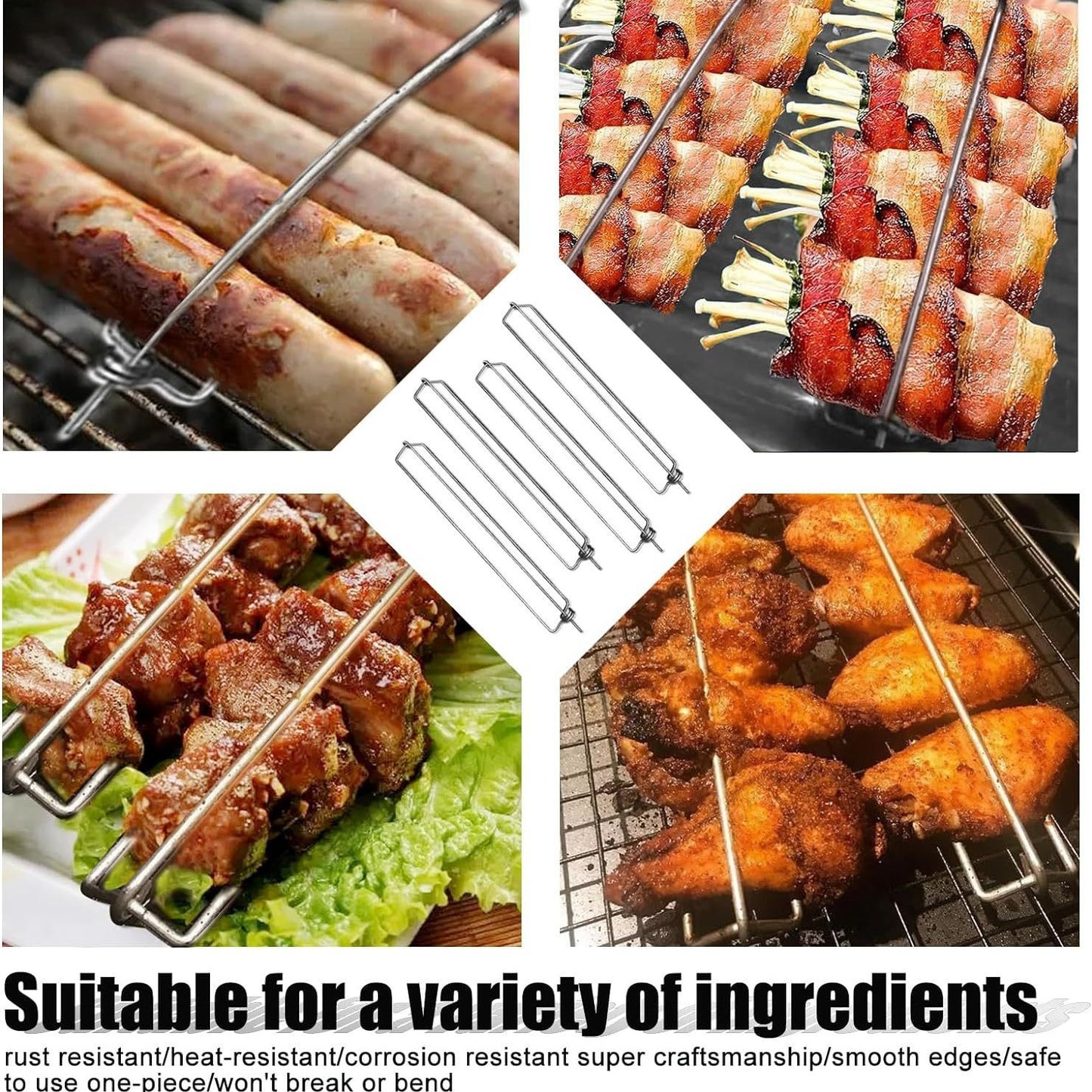 Stainless Steel Barbecue Grill Fork