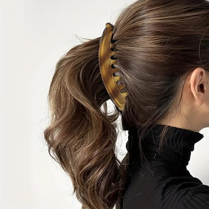 Elegant Vertical Banana Hair Clip