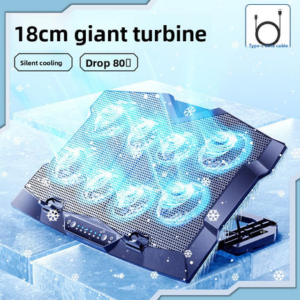 Laptop Cooling Pad with 4 Fans Foldable Stand