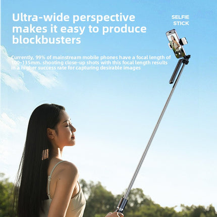 Bluetooth Selfie Stick Tripod with Remote Control and Fill Light