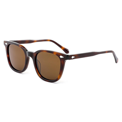 Classic Square Round Frame Polarized Sunglasses