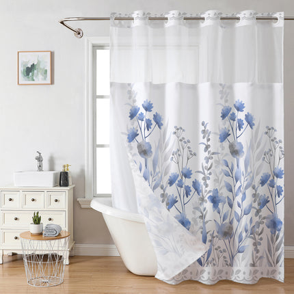 Double Layer Digital Print Shower Curtain