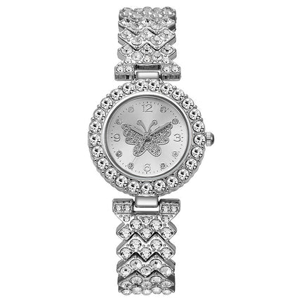 Women's Diamond Butterfly Quartz Watch