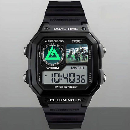 Digital Sports Watch with Alarm Calendar