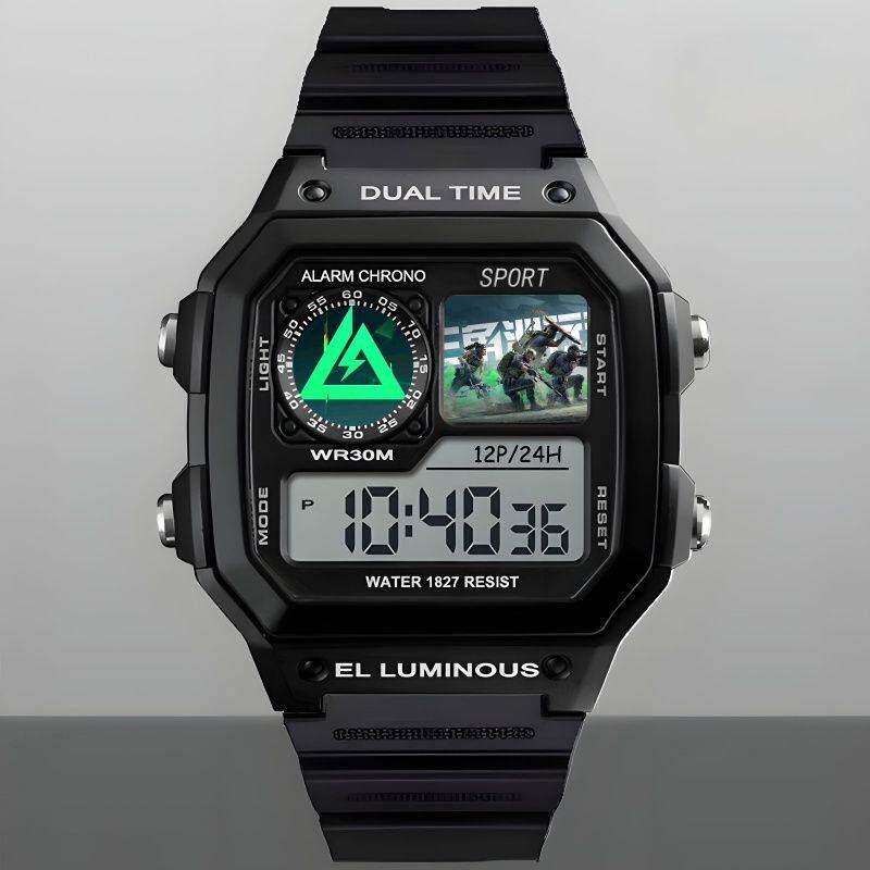 Digital Sports Watch with Alarm Calendar