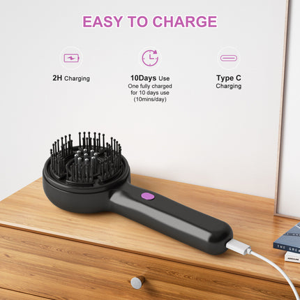 Multifunctional Electric Massaging Comb