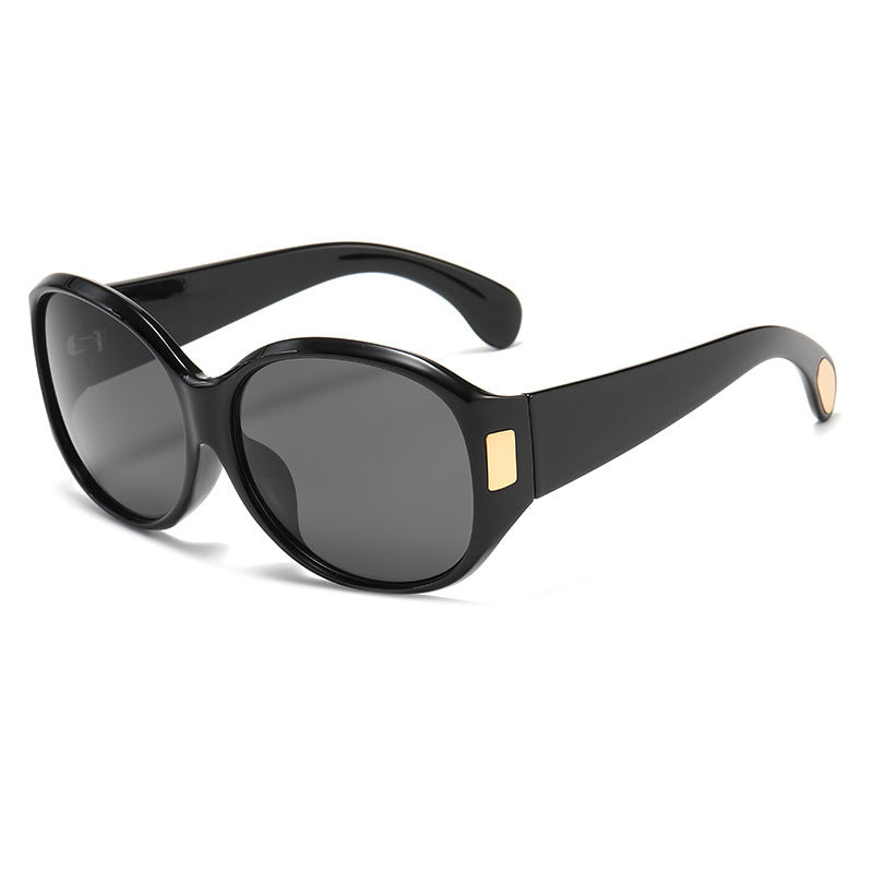 Polarized UV Protection Sunglasses with Geometric Design