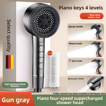 Handheld Shower Head with Multiple Spray Modes