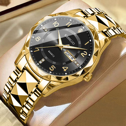 Men's Calendar Luminous Waterproof Quartz Watch