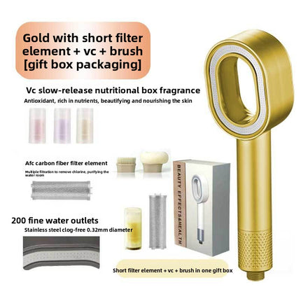 Aromatherapy Filter Shower Head with Multiple Spray Modes