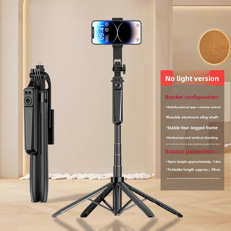 Universal Bluetooth Selfie Stick Tripod with Fill Light