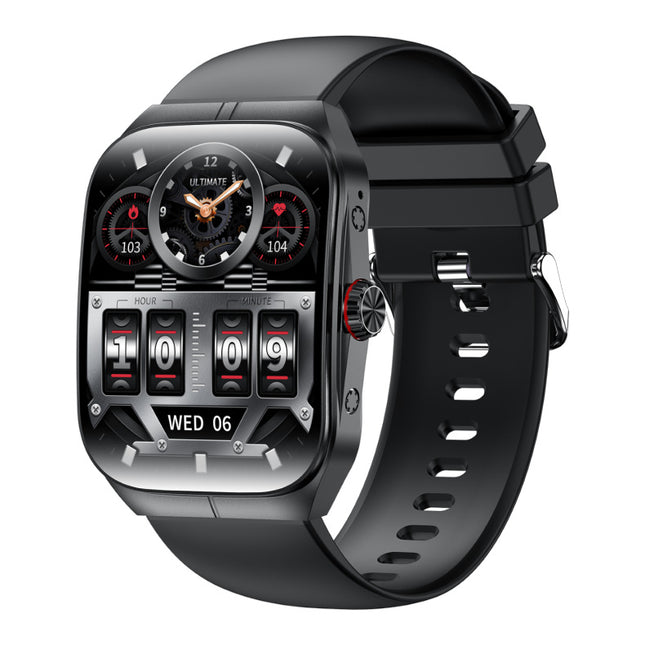 HK80 AMOLED Smart Watch with Bluetooth Call NFC Payment Health Monitoring