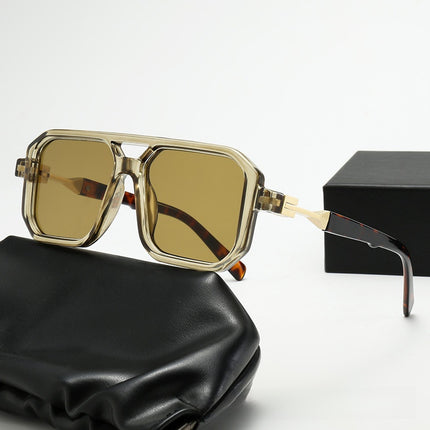 Square Double Bridge Sunglasses