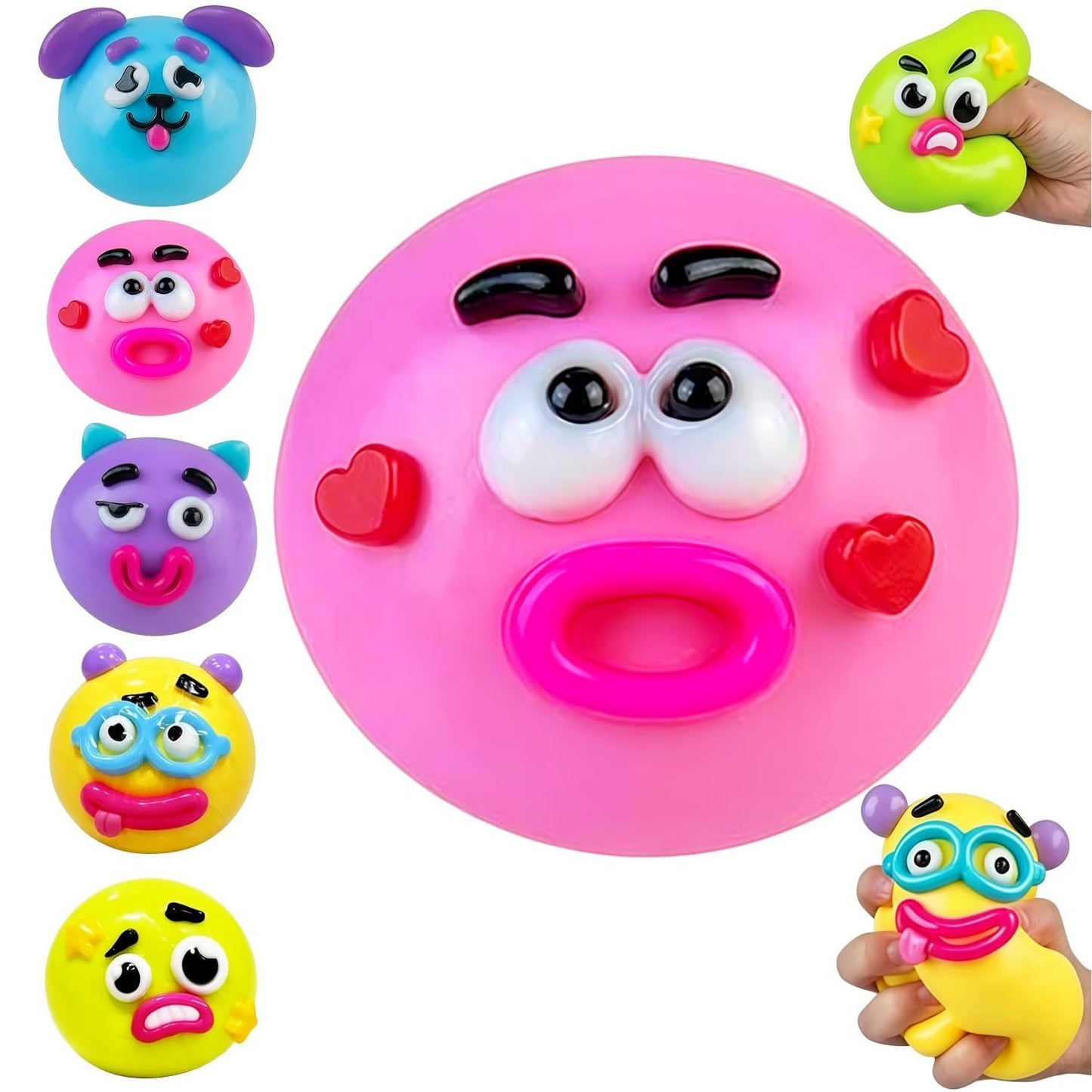 Dog Face Squeeze Toy