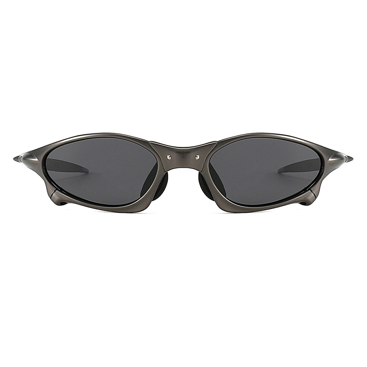 Metal Oval Polarized Sunglasses