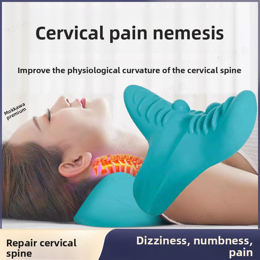 Cervical Spine Massage Pillow with Gravity Acupressure