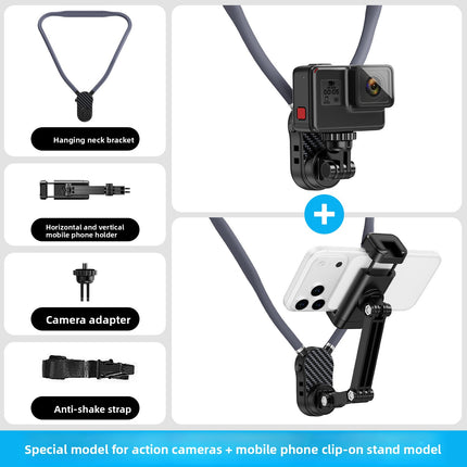 Neck Mount Magnetic Holder for Action Camera and Phone