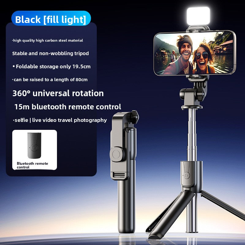 Anti-shake selfie stick phone holder