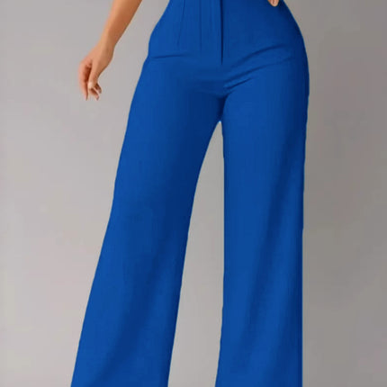Womens High Waist Wide Leg Pants