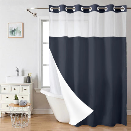 Double Layer Waterproof Shower Curtain