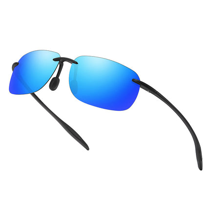 Polarized TR90 Frameless Sunglasses UV400 Protection