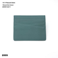 Leather Oil Edge Oblique Thin Bank Card Holder Soft Cowhide Document Package