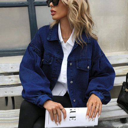 Women's Loose Fit Denim Jacket