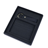 Genuine Leather Creative Leather Keychain Certificate Card Holder