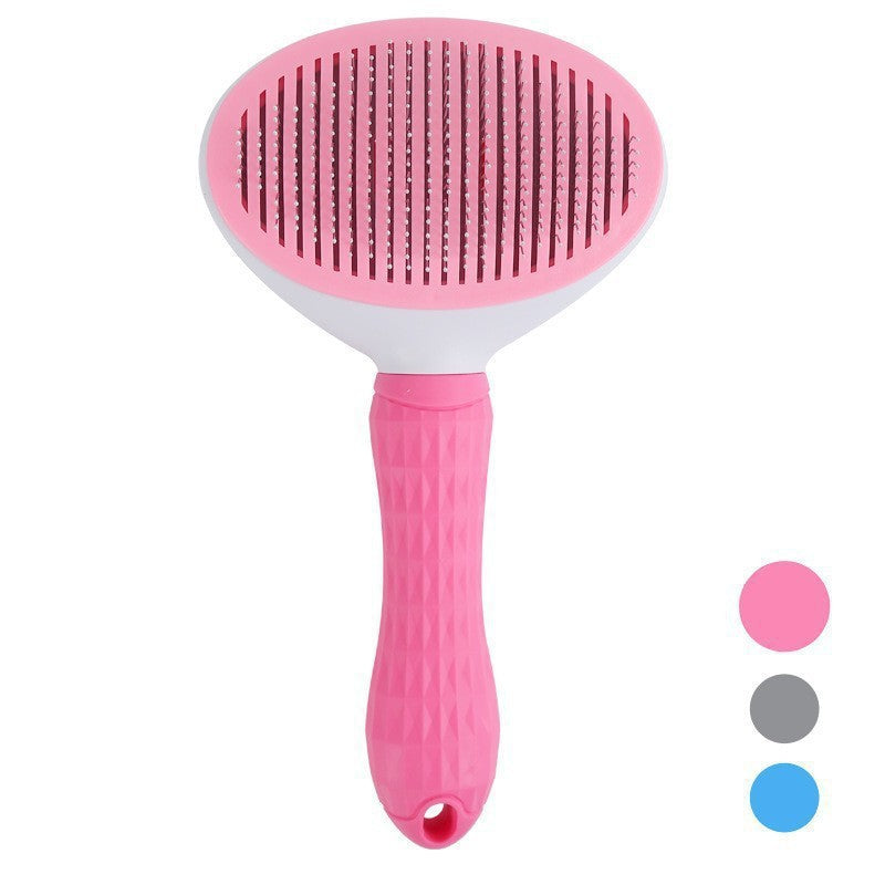 Pet Self Cleaning Grooming Comb