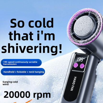 High-speed fan for ice therapy