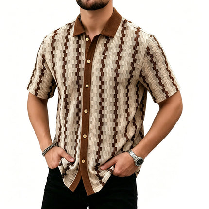 Classic Checkered Short Sleeve Shirt