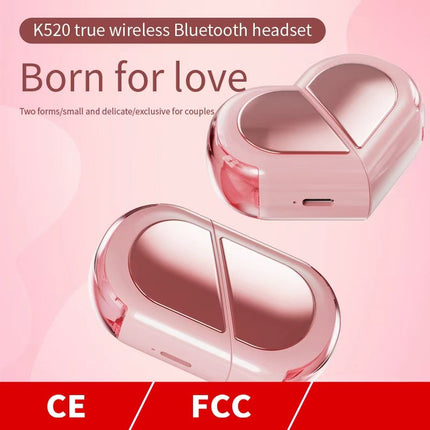Transformable Heart-Shaped Bluetooth Earbuds