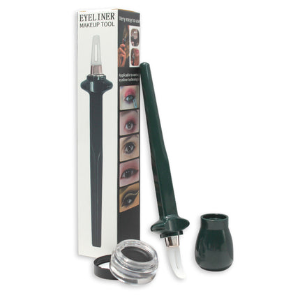 Liquid Eyeliner Silicone Eyeliner Brush Set Is Waterproof and Does Not Smudge, and Is a Tool for Repeatedly Drawing Eyeliner