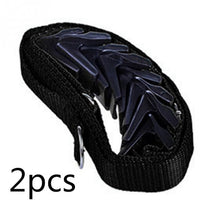 خطاف باب متعدد الاستخدامات قابل للتعديل بدون مسامير، مزود بخطاف وحامل معاطف، يُعلق خلف الباب.