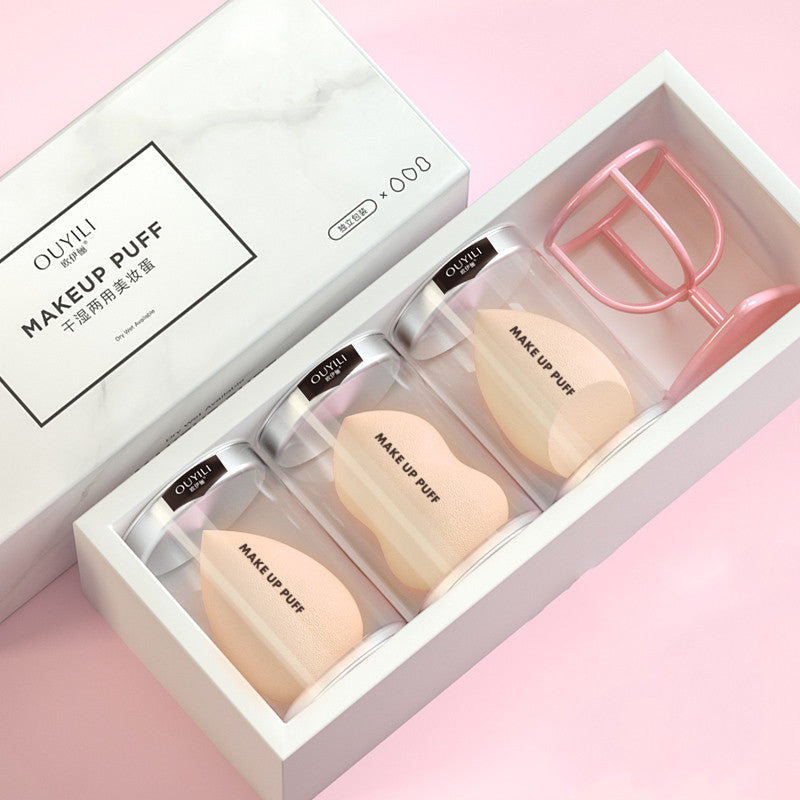 بيضة التجميل، إسفنجة القرع، وسادة، أدوات المكياج