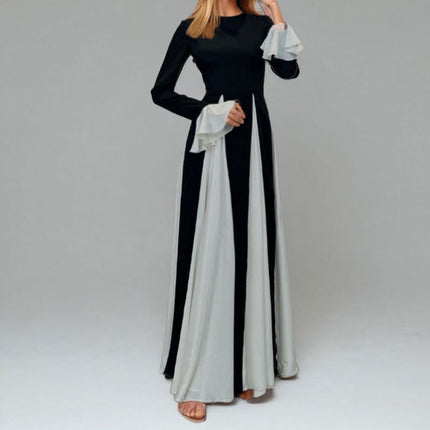 Elegant Casual Colorblock Strap Dress for Women