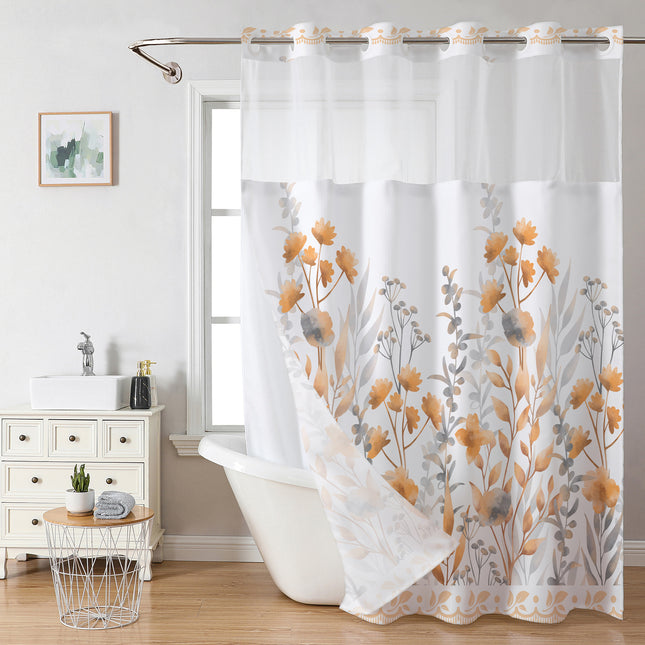 Double Layer Digital Print Shower Curtain