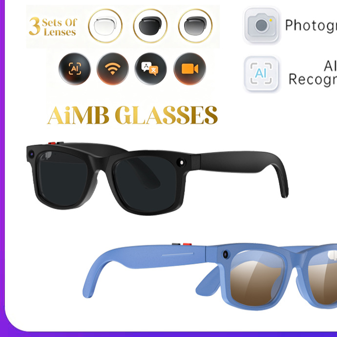 S2 Max Smart Glasses with Camera and Translation