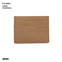 Leather Oil Edge Oblique Thin Bank Card Holder Soft Cowhide Document Package