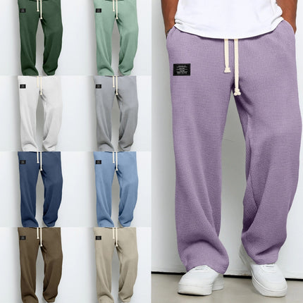 Mens Loose Fit Straight Leg Sweatpants