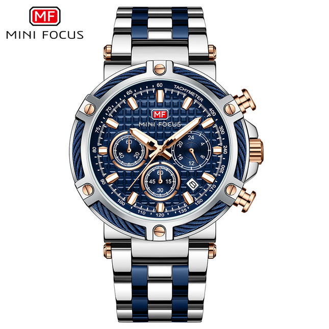 Mini Focus Mens Quartz Watch with Luminous Feature