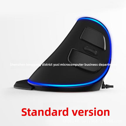 Delux Ergonomic Vertical Mouse with RGB Lighting