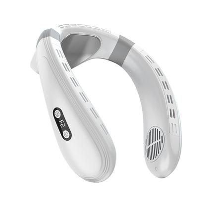 Portable USB Hanging Neck Fan with Digital Display