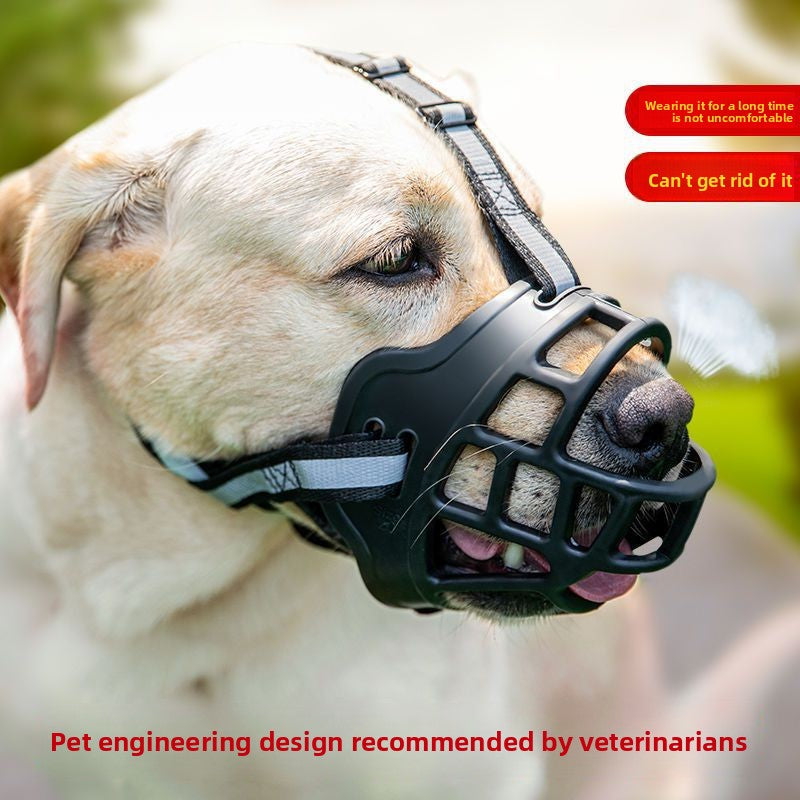 Anti-bite and anti-eating muzzles for large and medium-sized dogs