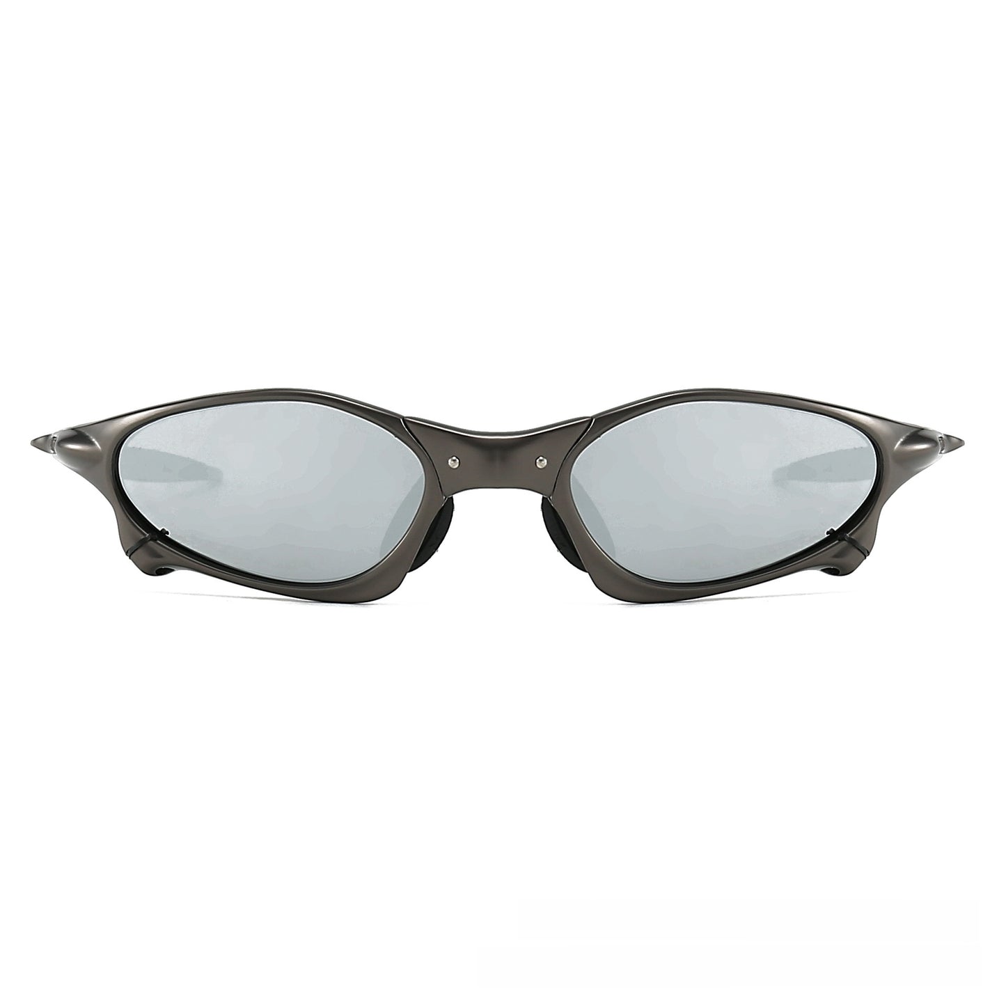Metal Oval Polarized Sunglasses